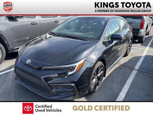 Midnight Black Metallic 2023 Toyota Corolla SE