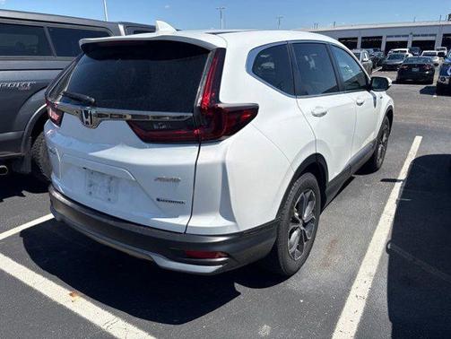Platinum White Pearl 2021 Honda CR-V Hybrid EX
