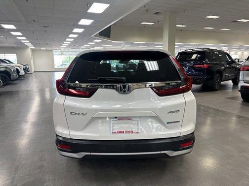 Platinum White Pearl 2021 Honda CR-V Hybrid EX