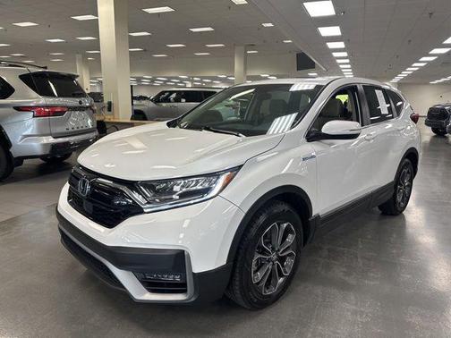 Platinum White Pearl 2021 Honda CR-V Hybrid EX