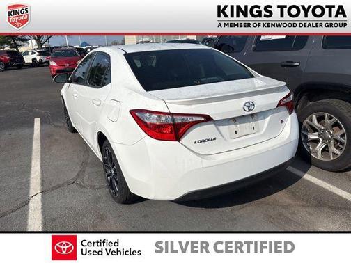 Super White 2016 Toyota Corolla S Plus