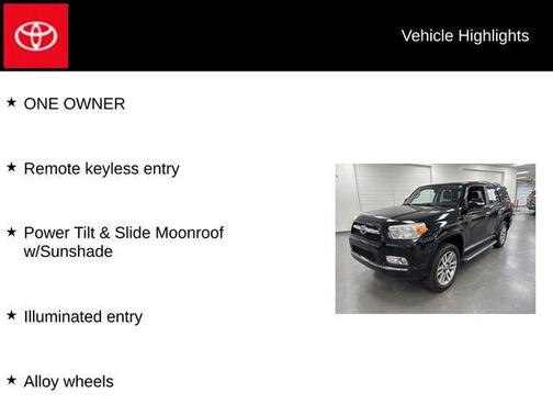 Black 2013 Toyota 4Runner Limited