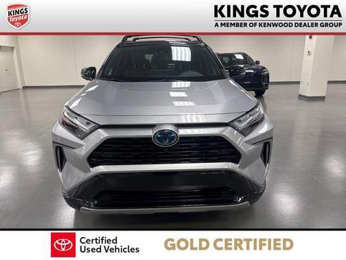 Silver Sky Metallic/Midnight Black Metallic 2024 Toyota RAV4 Hybrid SE