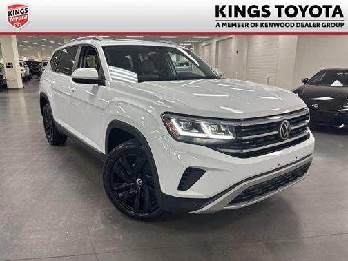 Pure White 2021 Volkswagen Atlas 3.6L SEL