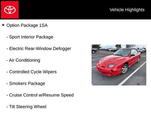 2000 Pontiac Sunfire GT