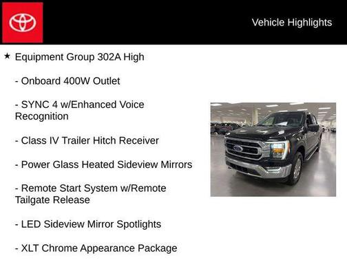 Agate Black Metallic 2023 Ford F-150 XLT