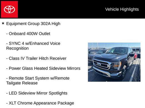 Agate Black Metallic 2023 Ford F-150 XLT