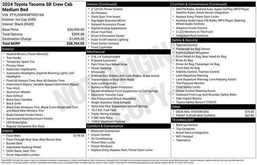 2024 Toyota Tacoma SR