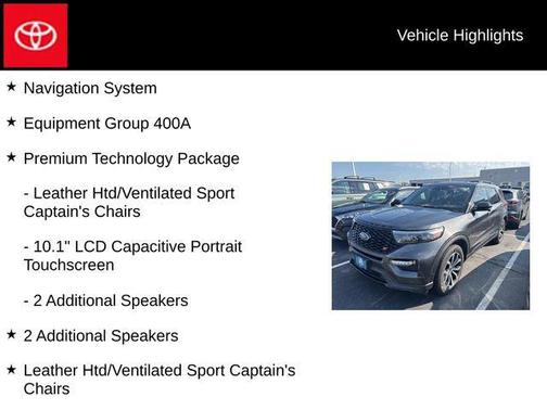 Magnetic Metallic 2020 Ford Explorer ST