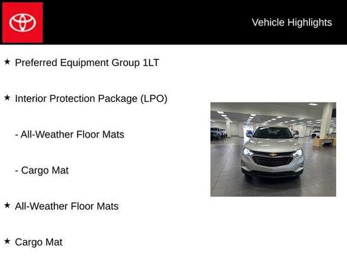 Silver Ice Metallic 2019 Chevrolet Equinox 1LT