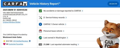 2025 BMW X1 xDrive28i