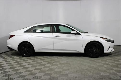 Quartz White 2021 Hyundai ELANTRA SEL