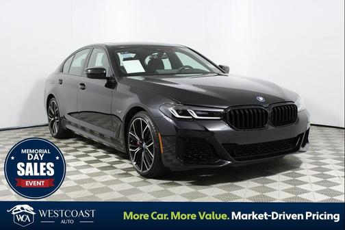 Black Sapphire Metallic 2023 BMW 530e Base