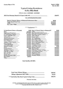 2022 Ford Mustang Mach-E GT