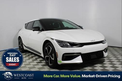 Snow White Pearl 2023 Kia EV6 GT-Line