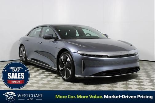 Quantum Gray Metallic 2023 Lucid Air Pure