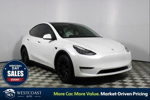 Pearl White Multi-Coat 2021 Tesla Model Y Long Range Dual Motor All-Wheel Drive