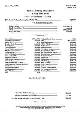 2024 Honda Prologue Touring