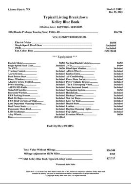 2024 Honda Prologue Touring