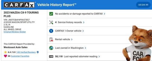 2023 Mazda CX-9 Touring