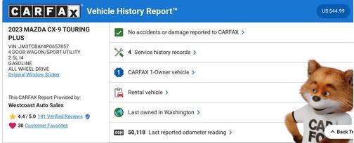 2023 Mazda CX-9 Touring