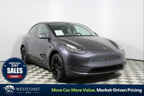 Gray 2021 Tesla Model Y Long Range Dual Motor All-Wheel Drive