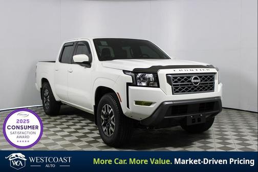 Glacier White 2023 Nissan Frontier SV
