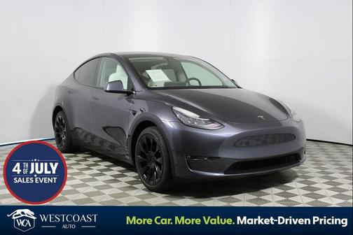 Midnight Silver Metallic 2022 Tesla Model Y Long Range Dual Motor All-Wheel Drive