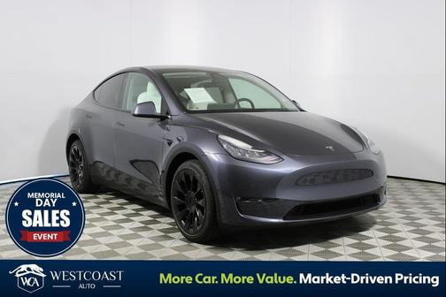 Midnight Silver Metallic 2022 Tesla Model Y Long Range Dual Motor All-Wheel Drive