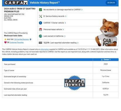 2024 Audi e-tron GT Premium Plus quattro