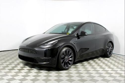Solid Black 2024 Tesla Model Y Performance Dual Motor All-Wheel Drive