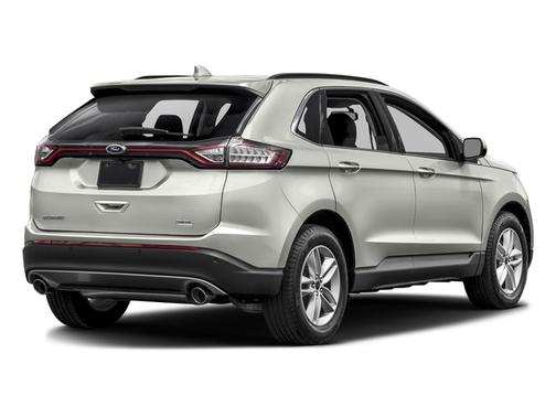 White Platinum Metallic Tri-Coat 2016 Ford Edge SEL
