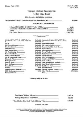 2024 Mazda CX-90 3.3 Turbo Preferred Plus