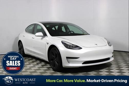 Pearl White Multi-Coat 2020 Tesla Model 3 Standard Range Plus