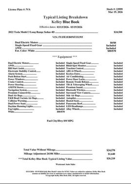 2022 Tesla Model 3 Long Range