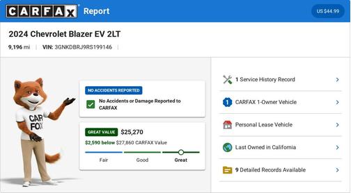 Sterling Gray Metallic 2024 Chevrolet Blazer EV eAWD LT