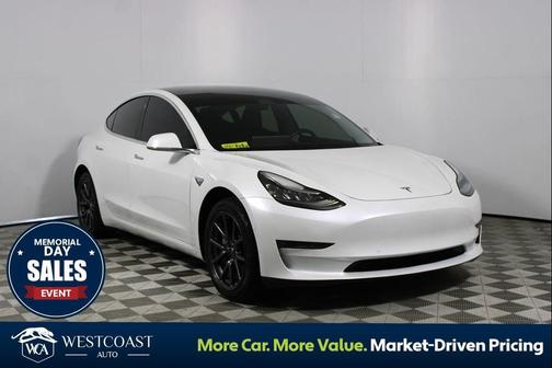 Pearl White Multi-Coat 2019 Tesla Model 3 Standard Range Plus