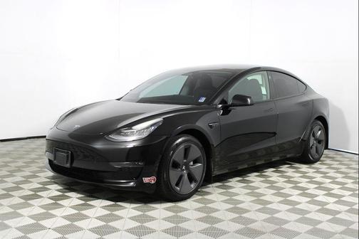 Solid Black 2022 Tesla Model 3 Long Range