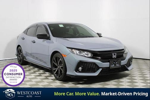 Sonic Gray Pearl 2018 Honda Civic Sport