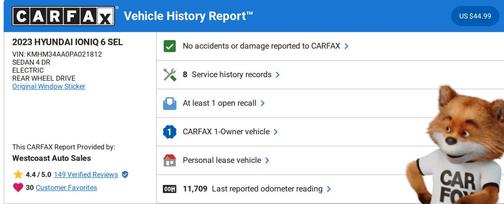 2023 Hyundai IONIQ 6 SEL