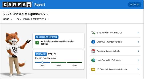 Riptide Blue Metallic 2024 Chevrolet Equinox EV 2LT