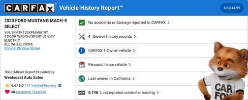 2023 Ford Mustang Mach-E Select