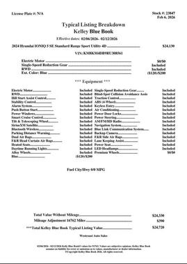 2024 Hyundai IONIQ 5 SE Standard Range