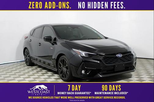 Crystal Black Silica 2024 Subaru Impreza RS