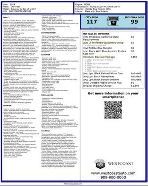 2024 Chevrolet Equinox EV 2LT