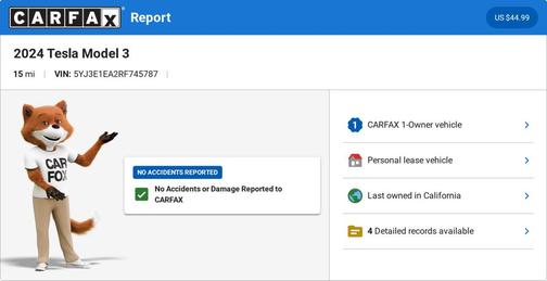 Solid Black 2024 Tesla Model 3 Long Range