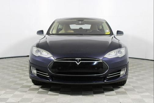Blue Metallic 2013 Tesla Model S Performance