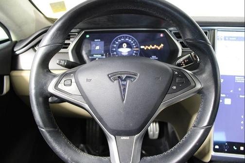 Blue Metallic 2013 Tesla Model S Performance