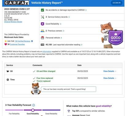 2023 Genesis GV80 2.5T