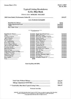 2020 Tesla Model 3 Performance